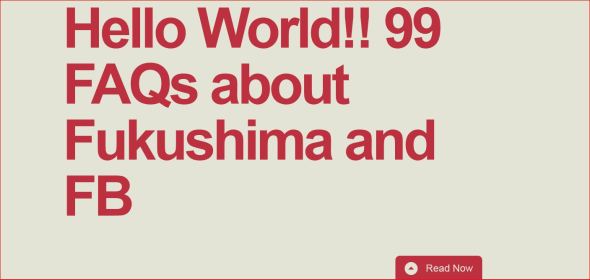 Capture 99 FAQs about Fukushima